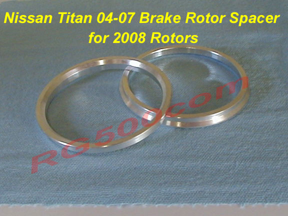 2008 Nissan titan brake upgrade #8