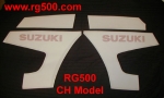 Suzuki RG500 "CH" Model Decal Kit
